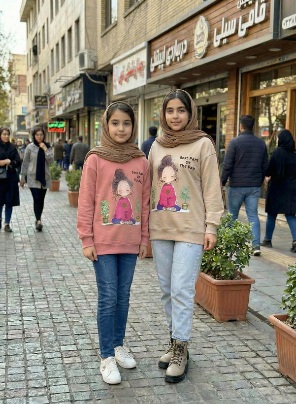 بلوز تک دخترانه دختر پولکی